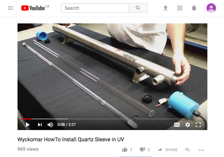 screenshot of YouTube video Wyckomar Quartz Install